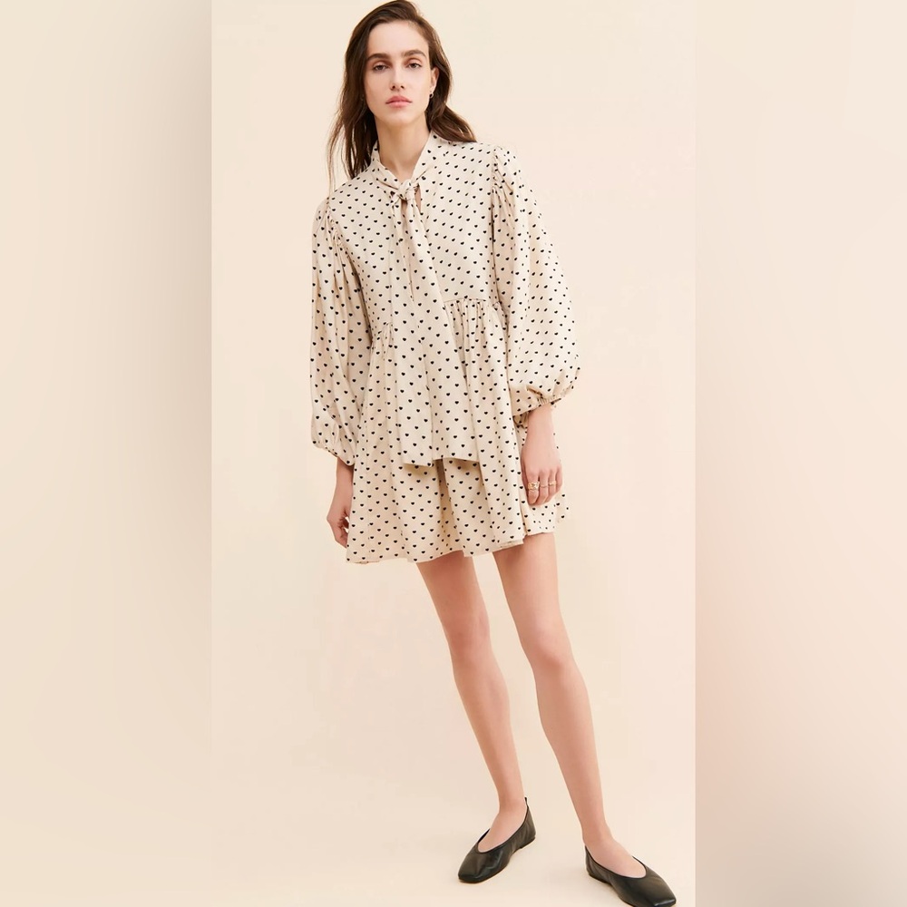 Urban Outfitters - NWOT - black and white Polka Dot Dress